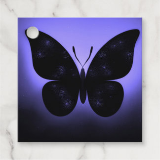 Etiquetas Para Recuerdos Resplandor de mariposa negra