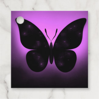 Etiquetas Para Recuerdos Resplandor de mariposa negra