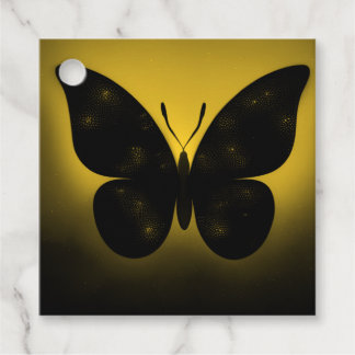 Etiquetas Para Recuerdos Resplandor de mariposa negra