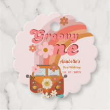 Retro Groovy una fiesta de cumpleaños de las flore