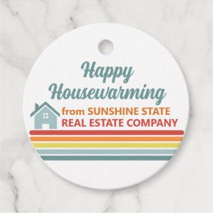 Etiquetas Para Recuerdos Retro Real Estate Company House Marketing