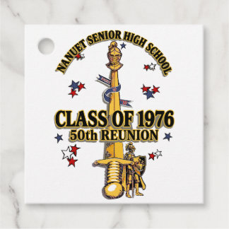 Etiquetas Para Recuerdos Reunión de los Caballeros de Nanuet Senior HS Blac