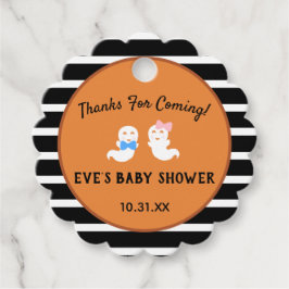 Etiquetas Para Recuerdos Revelación de género de Halloween, boo-y o gol