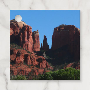 Etiquetas Para Recuerdos Roca catedral en el Monumento a Sedona Arizona