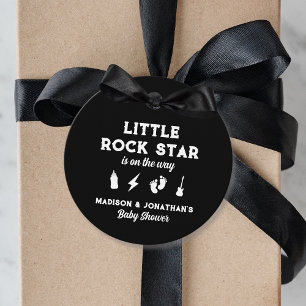 Etiquetas Para Recuerdos Rock N Roll Baby Shower Edgy Little Rock Star
