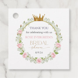 Etiquetas Para Recuerdos Romance Sonrojado: Rosas Rosadas y Respiración de 