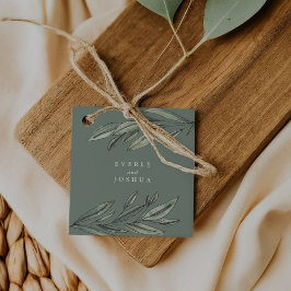 Etiquetas Para Recuerdos Romántico Evergreen Gracias A Favor