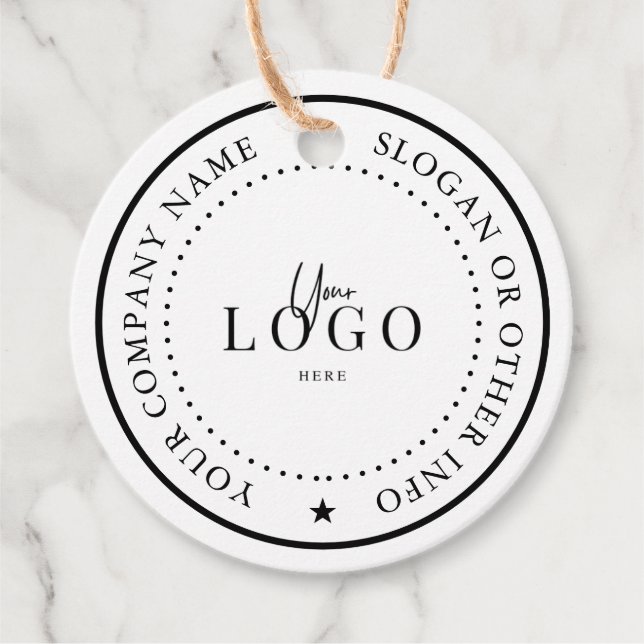 Etiquetas Para Recuerdos Ronda de Círculo Personalizado Kraft de 2" (Anverso)