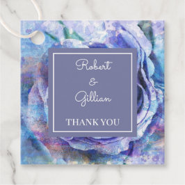 Etiquetas Para Recuerdos Rosa de acuarela encantadora