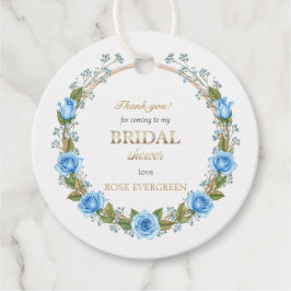 Etiquetas Para Recuerdos Rosas Elegantes Polvorientas Azules Baby’s Breathe