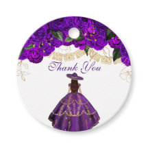 Rosas morados elegancia floral Charro Quinceanera