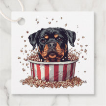 Rottweiler Dog Movie Popcorn Bucket