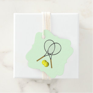 Etiquetas Para Recuerdos Rótulos de tenis verdes