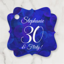Royal Blue 30 y Flirty Birthday Party