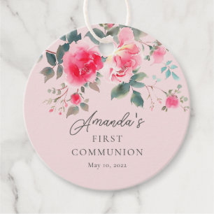 Etiquetas Para Recuerdos Rubor Blossom First Holy Communia