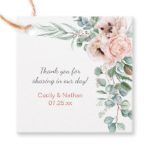 Rubor Pink Ivory Poppies regalo Boda Peonies