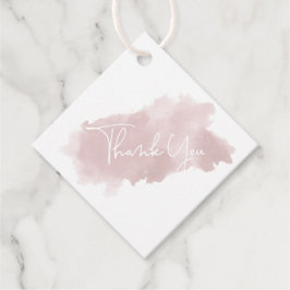 Etiquetas Para Recuerdos Rubor Pink Watercolor Baby Shower Gracias