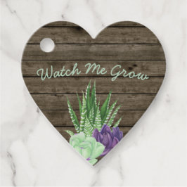 Etiquetas Para Recuerdos Rustic Baby Shower Watch Me Grow Gracias