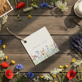 Etiquetas Para Recuerdos Rustic Wildflower Meadow Wedding 