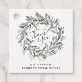 Etiquetas Para Recuerdos Rústica corona gracias a la ducha de novia