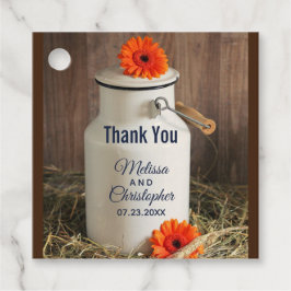 Etiquetas Para Recuerdos Rústica jugo de leche blanca con Boda de flores Na