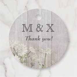 Etiquetas Para Recuerdos Rústico Boda o Fiesta Rústico de la Madera Blanca