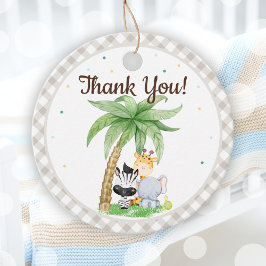Etiquetas Para Recuerdos Safari Animals Baby Shower
