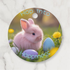 Etiquetas Para Recuerdos Salir A La Felicidad - Pascua Abundante Conejo Ros