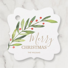 Etiquetas Para Recuerdos Saltos y bayas en el arándano de navidad