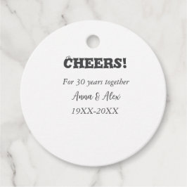 Etiquetas Para Recuerdos Saludos a los 30 años juntos aniversario agregar n