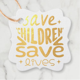 Etiquetas Para Recuerdos Salven niños, salven vidas