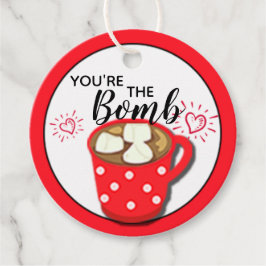 Etiquetas Para Recuerdos San Valentín de chocolate eres la bomba | Bomba de