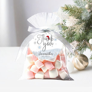 Etiquetas Para Recuerdos Santa Baby Navidad Invierno Baby Shower Agradecimi
