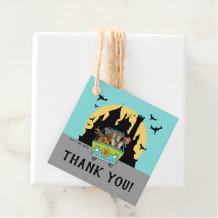 Etiquetas Para Recuerdos Scooby-Doo Spooktacular Baby Shower Gracias