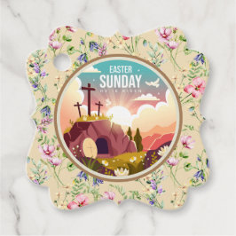 Etiquetas Para Recuerdos Se levanta y celebra la resurrección el domingo