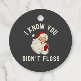 Etiquetas Para Recuerdos Sé que no usaste hilo dental Navidad Dental Divert