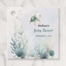 Etiquetas Para Recuerdos Sea You Soon Turtle Undersea Baby Shower