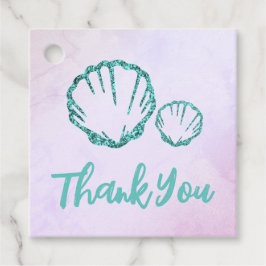 Etiquetas Para Recuerdos Seashell Baby Shower