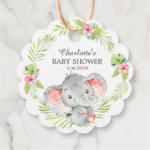 Selva Chica Elephant Baby Shower Favor Gift Etique