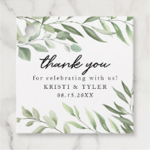 Sencilla vegetación deja pegatinas caseras