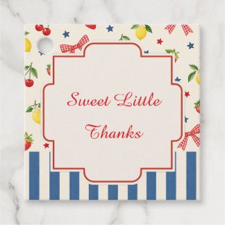 Etiquetas Para Recuerdos Servilleta para baby shower Preppy Americana | Pat