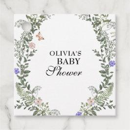 Etiquetas Para Recuerdos Sexo Quemado Floral Boho Baby Shower Neutral
