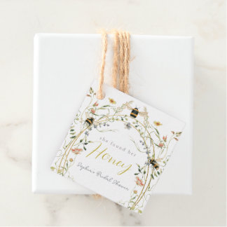 Etiquetas Para Recuerdos She found her Honey Wildflower Bridal Shower