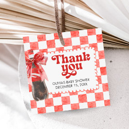 Etiquetas Para Recuerdos She's Ready to Pop Baby Shower Favor Tags