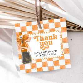 Etiquetas Para Recuerdos She's Ready to Pop Baby Shower Favor Tags