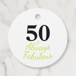 Etiquetas Para Recuerdos Siempre 50 y fabulosa fiesta de cumpleaños