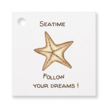 Sigue tus sueños acuarela Seatime Estrella de mar