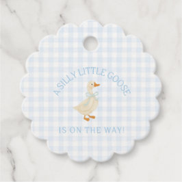 Etiquetas Para Recuerdos Silly Little Goose Baby Shower 