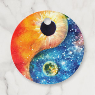Etiquetas Para Recuerdos símbolo yin-yang