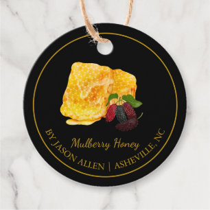 Etiquetas Para Recuerdos Simple honeycomb Mulberry Infectada Honey Hang Eti